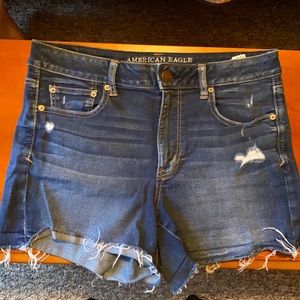 American Eagle super stretch jean shorts